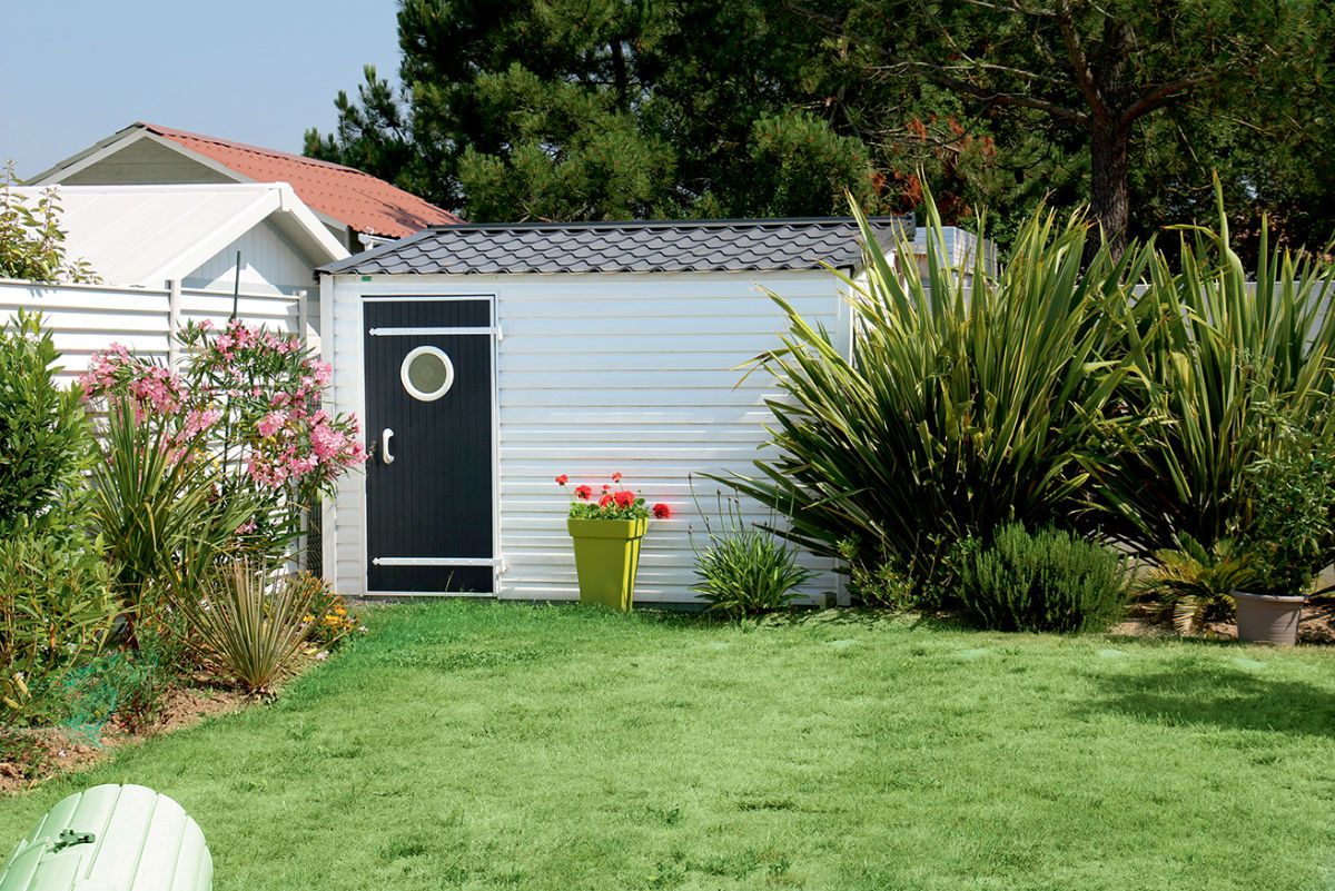 ABRI de JARDIN TOIT 1 pente 10,14 m² - Abri pvc de 10 à 15 m² NEA Concept