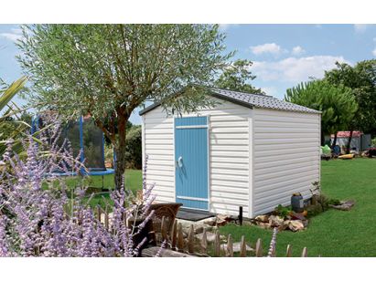  ABRI de JARDIN TOIT double pente 10,14 m² 