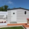 ABRI de JARDIN PVC DUO TOIT 2 Pentes 15,40 m²