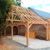 ABRI 2 PENTES accolé 3 m x 5 m