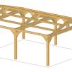 ABRI 2 PENTES 16 m²